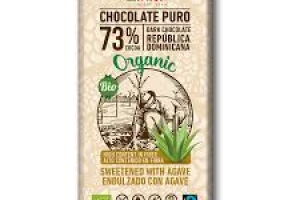 CHOCOLATE 73% CACAO CON AGAVE SOLE